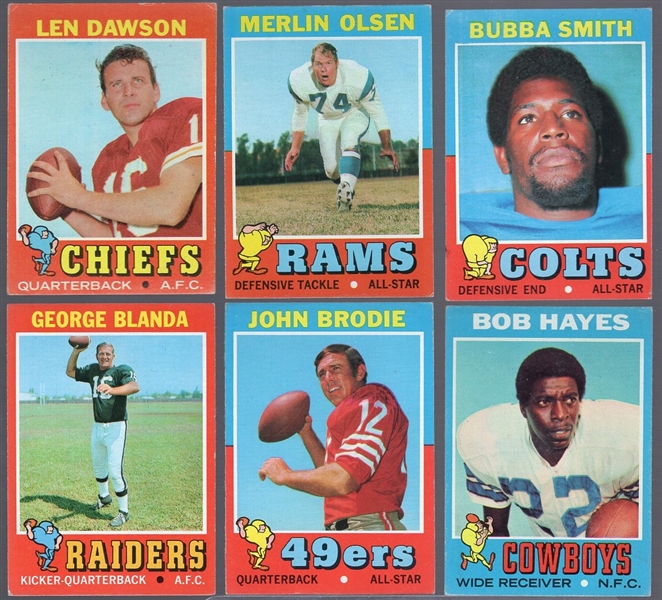 1971 Topps Football- 90 Asst