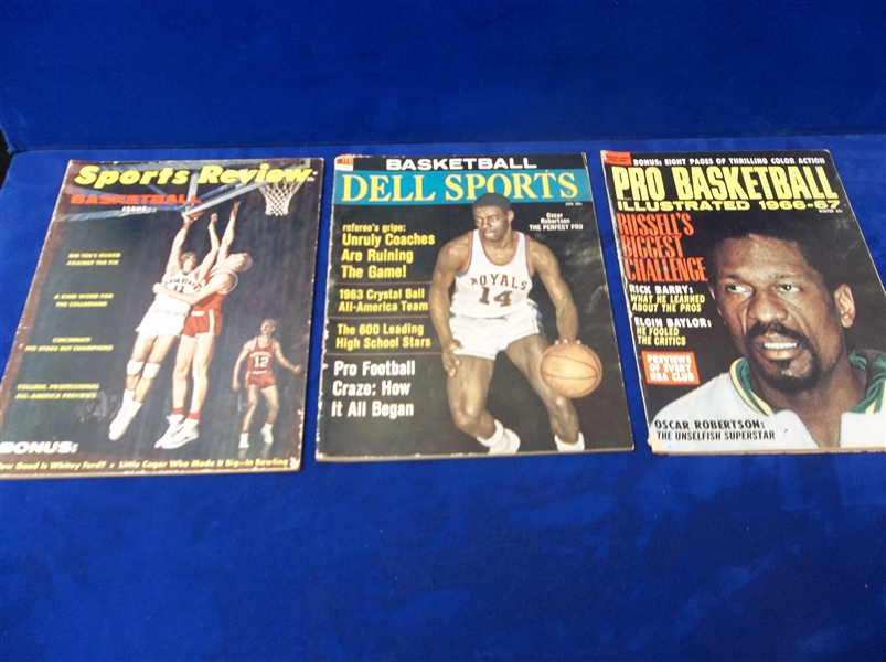 Three Diff. Basketball Magazines