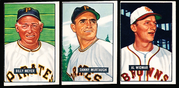 1951 Bowman Baseball- 3 Diff Hi#’s