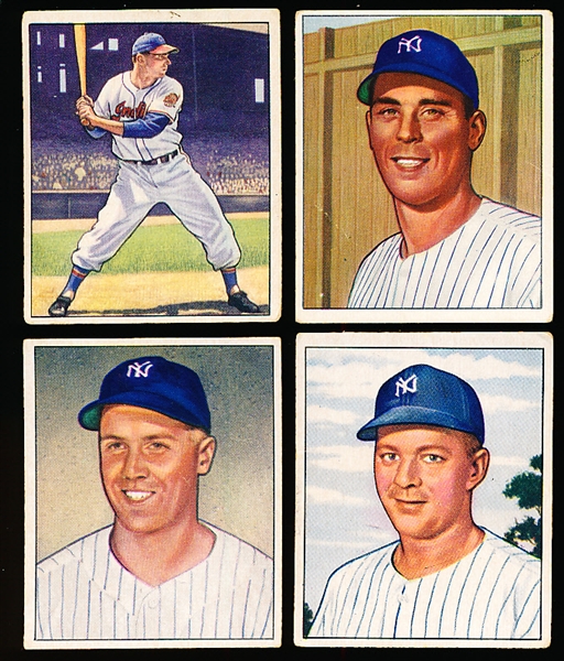 1950 Bowman Baseball- 4 Diff