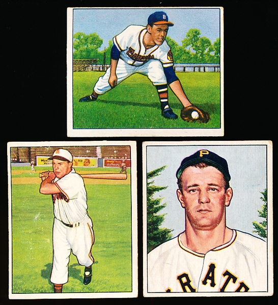 1950 Bowman Baseball- 3 Diff Low #’s