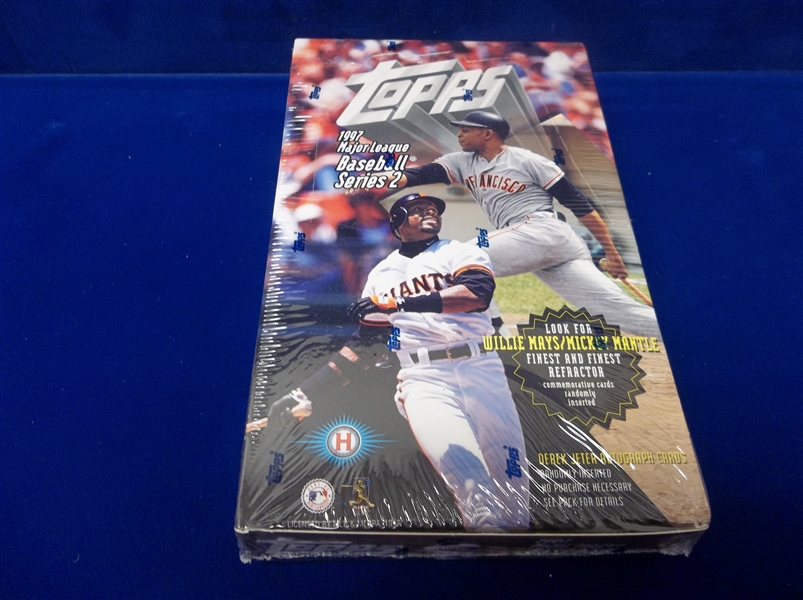 1997 Topps Bsbl.- 1 Factory Sealed Unopened Series 2 Hobby Box