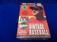 2001 Upper Deck Vintage Bsbl.- 1 Factory Sealed Retail Box