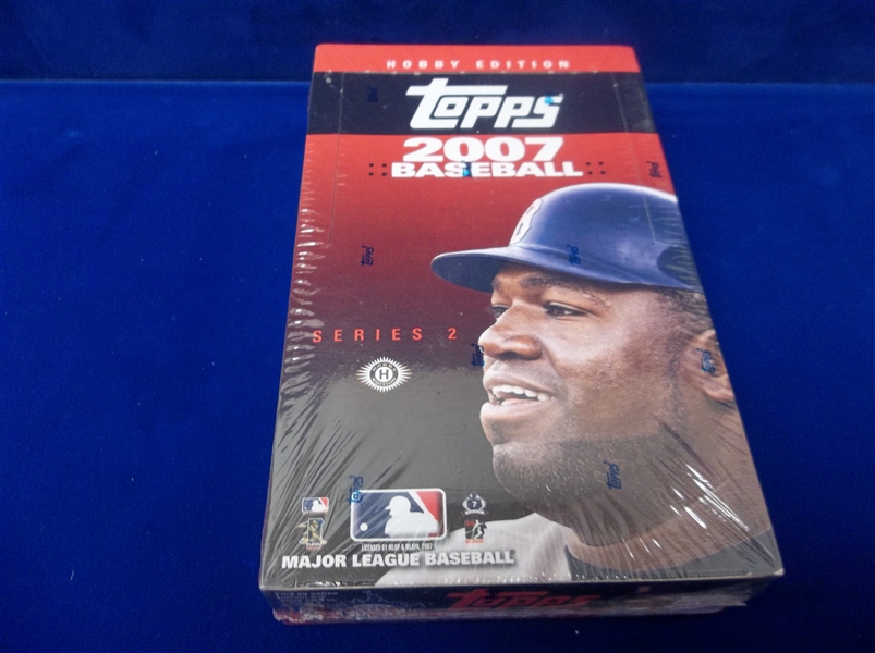 2007 Topps Bsbl.- 1 Factory Sealed Unopened Series 2 Hobby Box