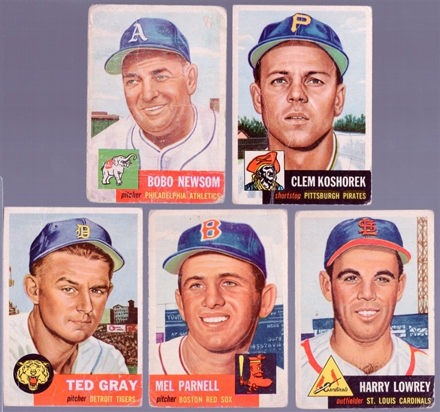 1953 Topps Bb- 5 Diff