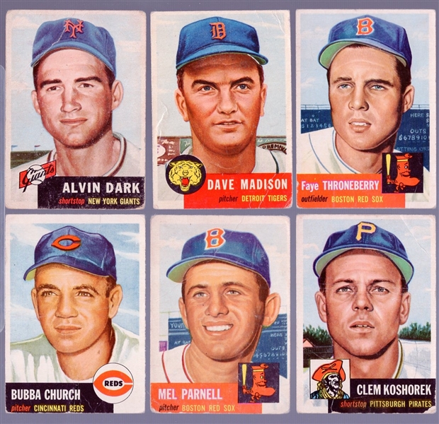 1953 Topps Bb- 6 Diff