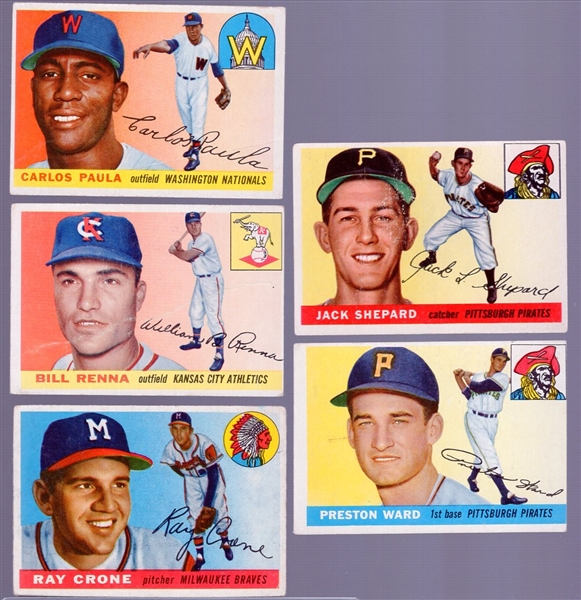 1955 Topps Bb- 10 Diff