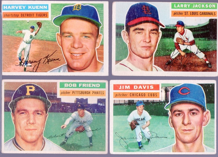 1956 Topps Bb- 9 cards