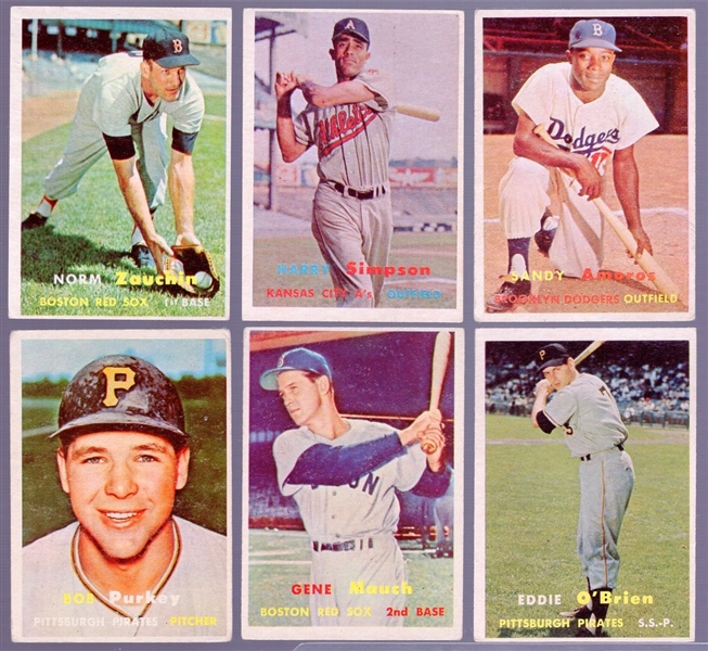 1957 Topps Bb- 6 Diff