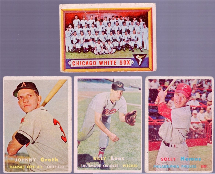 1957 Topps Bb- 11 Diff