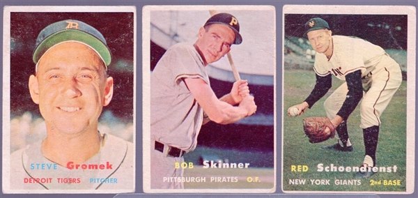 1957 Topps Bb- 13 Diff