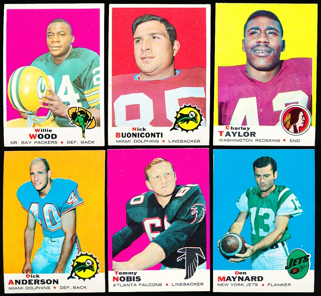 1969 Topps Fb- 15 cards