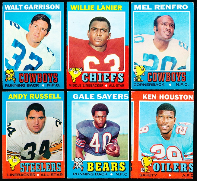 1971 Topps Fb- 6 Diff