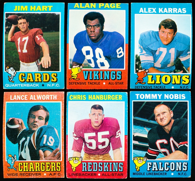 1971 Topps Fb- 80 Asst