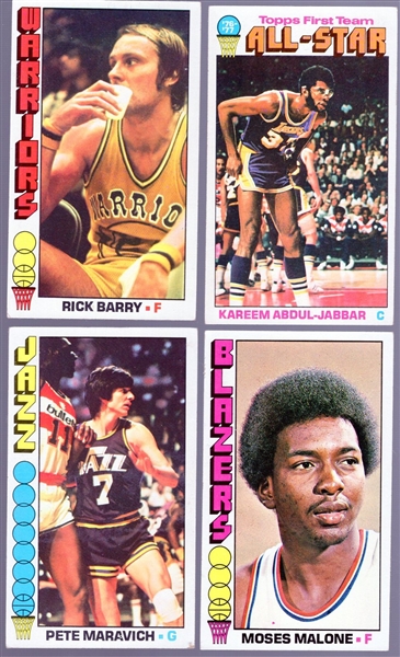 1976-77 Topps Basketball- 6 Stars