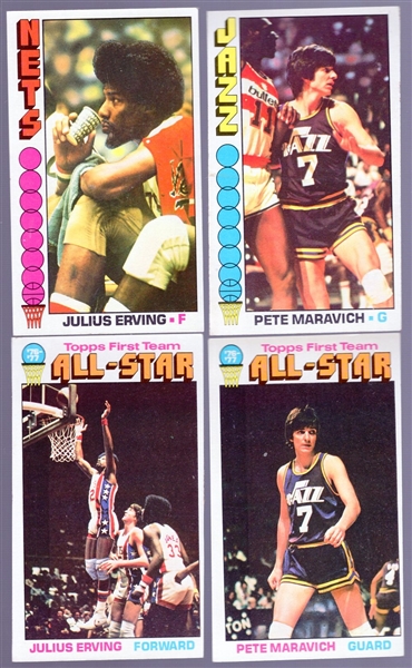 1976-77 Topps Basketball- 7 Stars