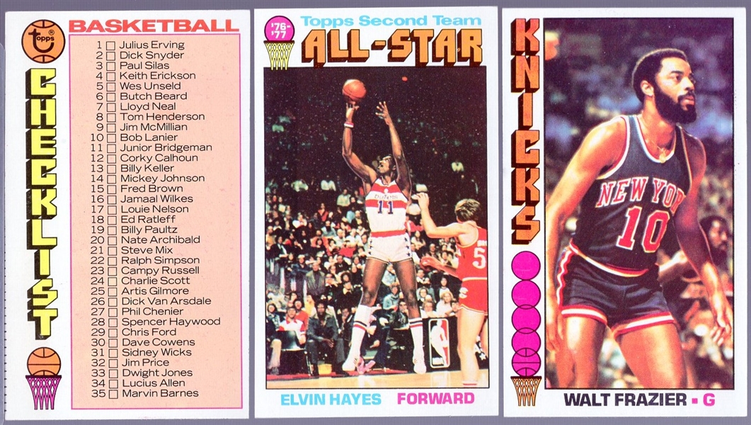 1976-77 Topps Basketball- 20 Diff