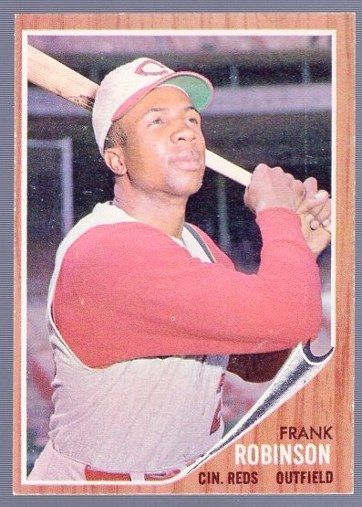 1962 Topps Bb- #350 Frank Robinson, Reds