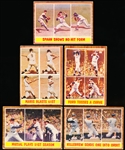 1962 Topps Bb- 5 Diff “Action” Cards