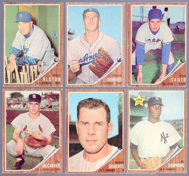 1962 Topps Bb- 6 Diff