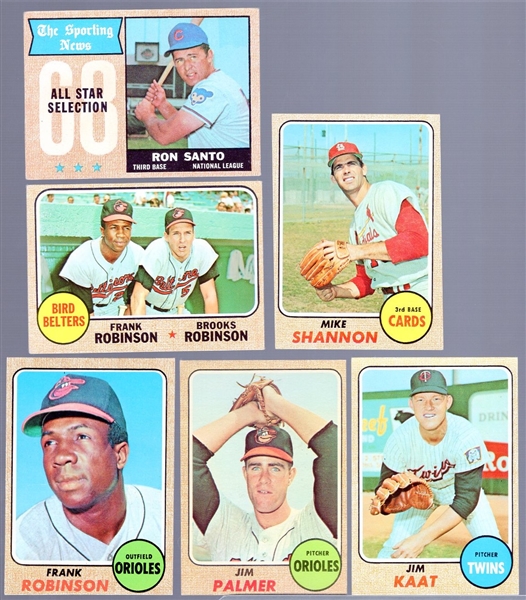 1968 Topps Bb- 6 Diff