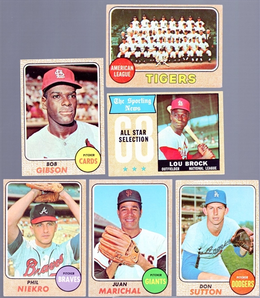 1968 Topps Bb- 6 Diff