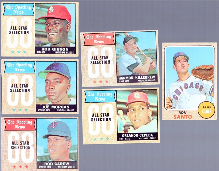 1968 Topps Bb- 6 Diff