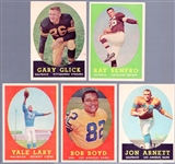 1958 Topps Football- 5 Diff