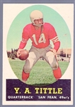 1958 Topps Football- #86 Y.A. Tittle, Giants