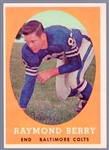 1958 Topps Football- #120 Raymond Berry, Colts