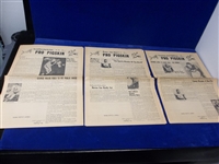 1960 Pro Pigskin Newspapers- 3 Diff.