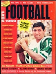 1969 Sports Quarterly “Pro Football 1969” Magazine- Joe Namath Jets Cover