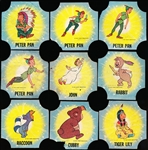 1950’s Walt Disney “Peter Pan” Bread End Labels- 9 Diff.