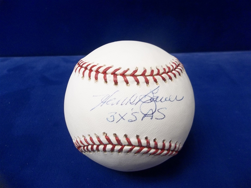 Autographed & Inscribed Hank Bauer Official MLB Baseball- Tri-Star Authenticated