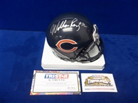 Autographed & Inscribed William Perry Chicago Bears NFL Football Mini-Helmet- Tri-Star Authenticated