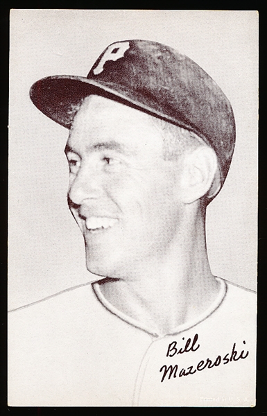 1947-66 Baseball Exhibits- Bill Mazeroski- Portrait Pose