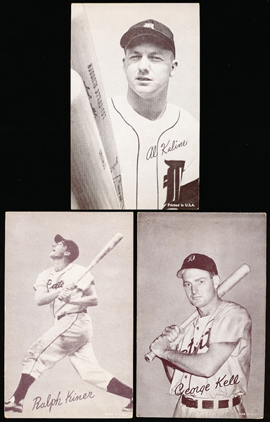 1947-66 Baseball Exhibits- 3 Diff