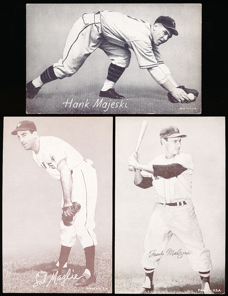 1947-66 Baseball Exhibits- 3 Diff