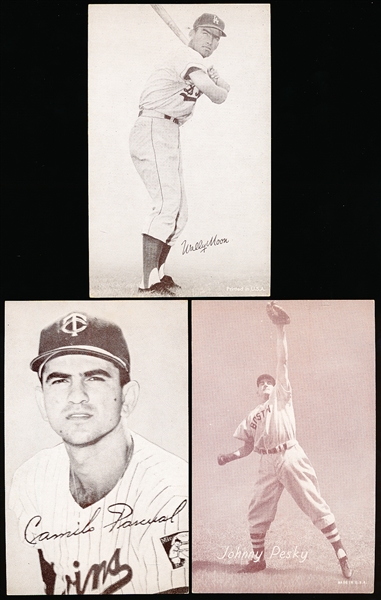 1947-66 Baseball Exhibits- 3 Diff