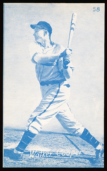 1953 Canadian Baseball Exhibit- #59 Walker Cooper