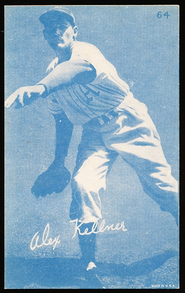 1953 Canadian Baseball Exhibit- #64 Alex Kellner, A’s