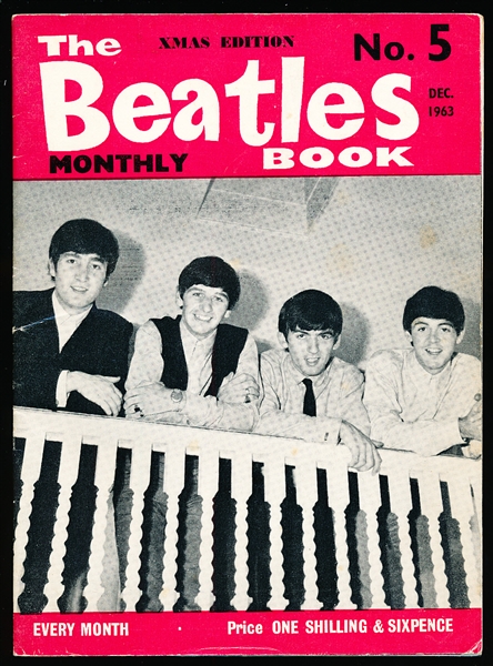 Dec. 1963 The Beatles Book Monthly Magazine- No. 5 Issue (Xmas Edition)