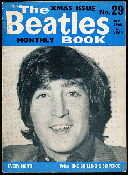 Dec. 1965 The Beatles Book Monthly Magazine- No. 29 Issue with Original Mailing Envelope