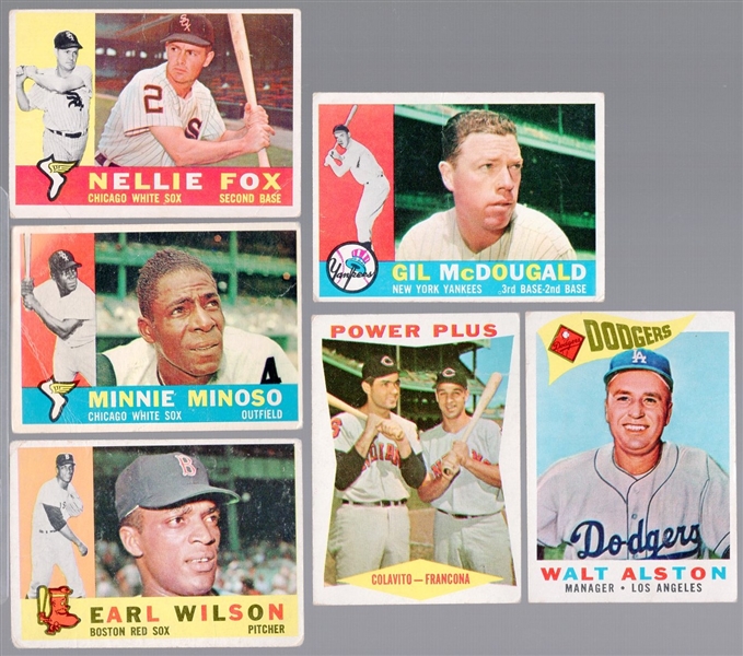 1960 Topps Bb- 9 Cards