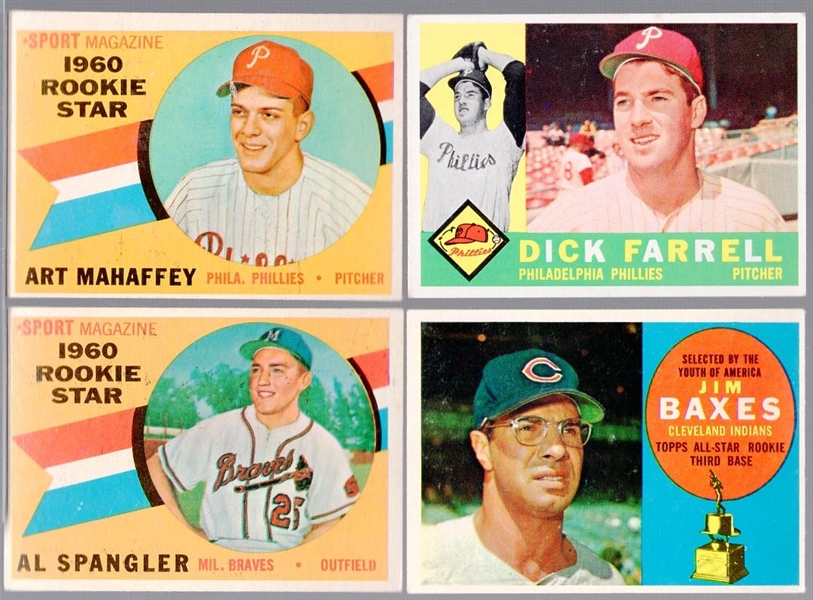 1960 Topps Bb- 25 Cards