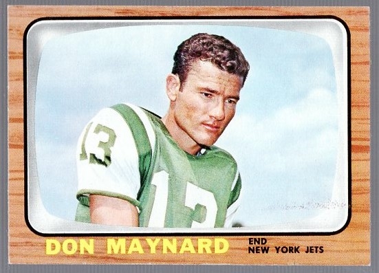 1966 Topps Football- #95 Don Maynard, Jets