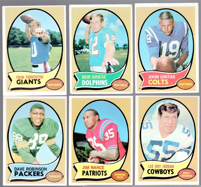 1970 Topps Fb- 6 Diff