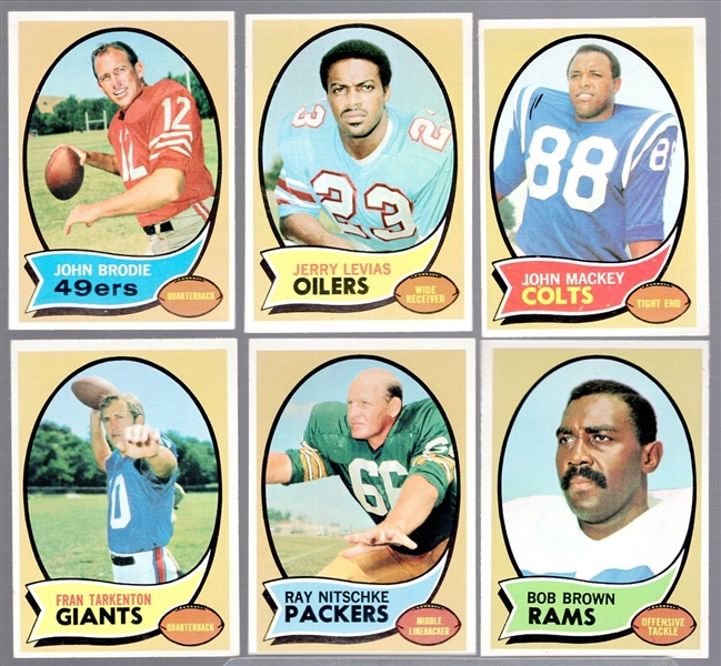 1970 Topps Fb- 6 Diff