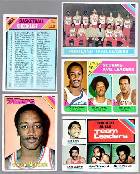 1975-76 Topps Bask- 85 Asst