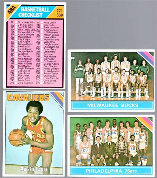 1975-76 Topps Bask- 44 Asst